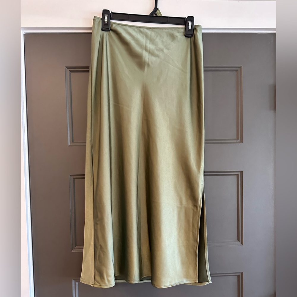 Old Navy Sage Green Maxi Skirt
